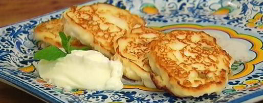 Шаг 9: лимонных сырников с соусом из маскарпоне