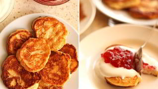 Рецепт Низкокалорийных сырников с яблоками и корицей