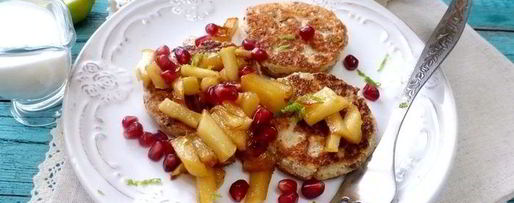 Шаг 8: сырников с карамельным фруктовым соусом