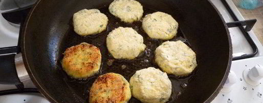 Шаг 3: сырников с твердым сыром и зеленью