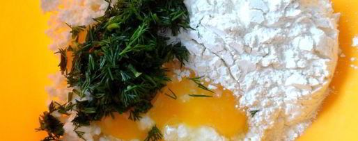 Шаг 1: сырников с укропом