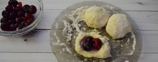 Шаг 3: сырников с вишней