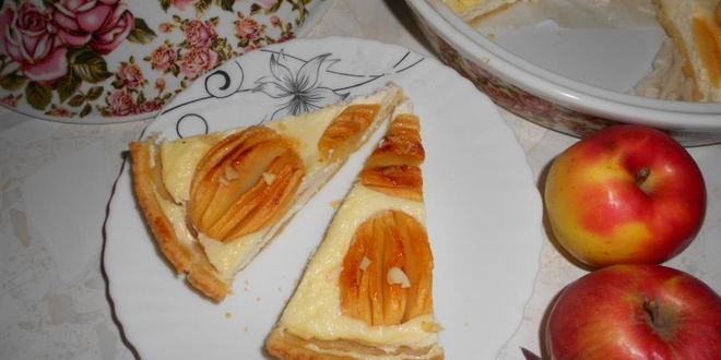 Рецепт творожника с яблоками