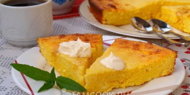 Рецепт творожника в духовке