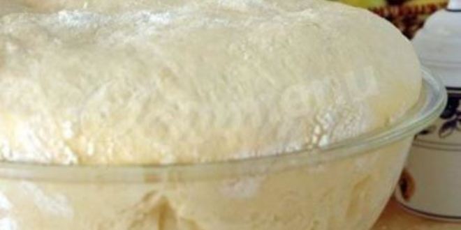 Рецепт быстрого теста для пирогов и плюшек