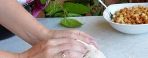 Шаг 1: дрожжевого теста для рыбного пирога