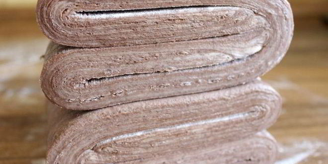 Рецепт шоколадного слоеного теста