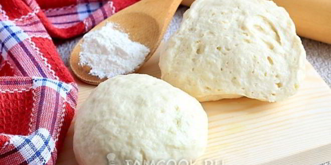 Рецепт теста для пирогов на кефире без дрожжей