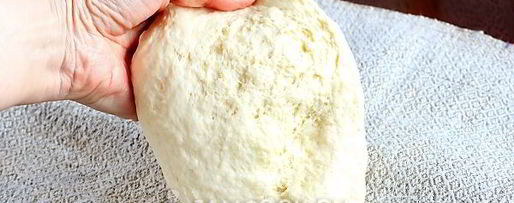 Шаг 9: теста для пирогов на кефире без дрожжей