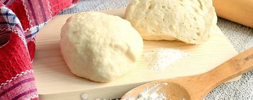 Шаг 10: теста для пирогов на кефире без дрожжей