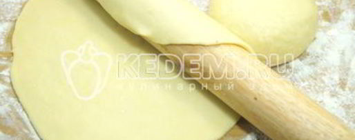 Шаг 5: теста для пиццы без дрожжей