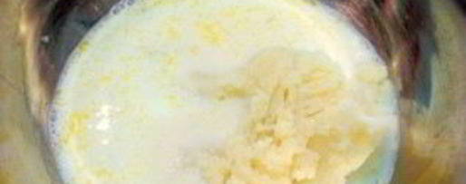 Шаг 1: теста на кефире с картошкой