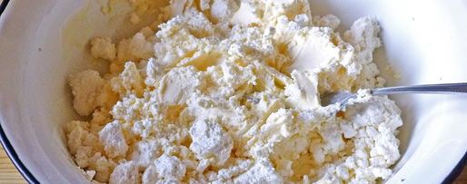 Шаг 2: творожно песочного тесто