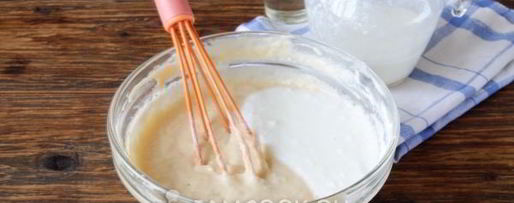 Шаг 6: жидкого теста на кефире