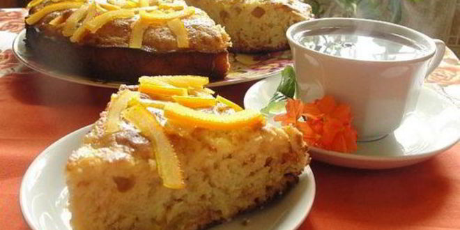 Рецепт бисквита с апельсиновым соком и цедрой в мультиварке