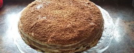 Шаг 9: блинного торта тирамису