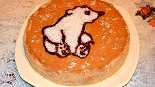 Рецепт Детского торта с мишкой