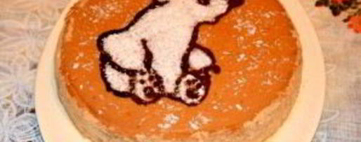 Шаг 5: детского торта с мишкой