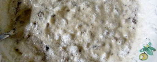 Шаг 4: грибного бисквитного торта