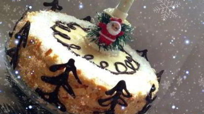 Рецепт Новогоднего наполеона Мягенького