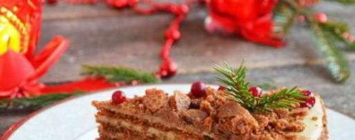 Шаг 3: пряничного наполеона с брусникой