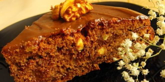 Рецепт шоколадна-орехового торт