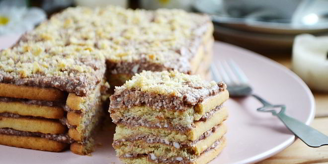 Рецепт торта без выпечки из печенья и творога