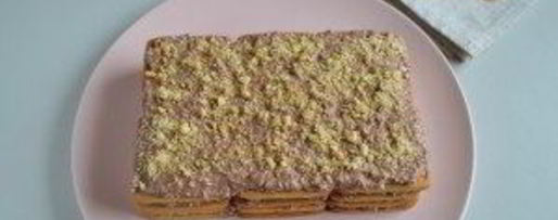 Шаг 6: торта без выпечки из печенья и творога