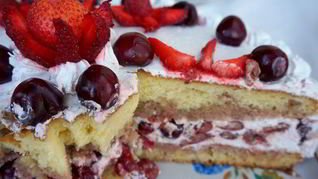 Рецепт Торта Фруктово-летние мотивы