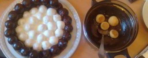 Шаг 6: торта гнездо глухаря