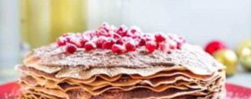 Шаг 3: торта из блинов с шоколадным муссом