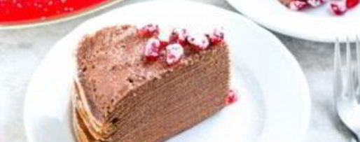 Шаг 4: торта из блинов с шоколадным муссом