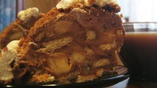 Рецепт Торта из овсяного печенья с грецкими орехами