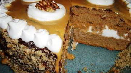 Рецепт Торта из зефира с выпечкой