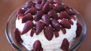 Рецепт Торта Клубничное счастье