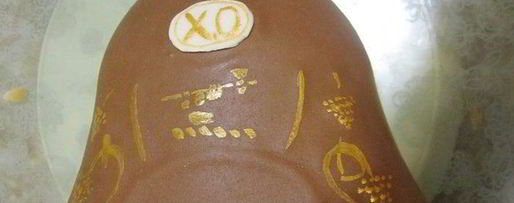 Шаг 23: торта коробка с коньяком