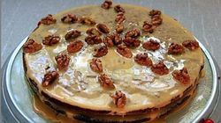 Рецепт Торта с грецкими орехами и вареной сгущенкой