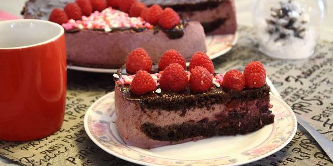 Рецепт торта шоколадно-ягодный розовые облака