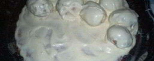 Шаг 5: торта везувий