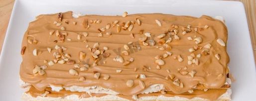 Шаг 23: торта воздушного сникерс из песочного теста