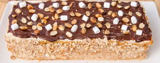 Шаг 33: торта воздушного сникерс из песочного теста