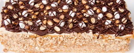 Шаг 34: торта воздушного сникерс из песочного теста