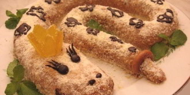 Рецепт торта змея скарапея с орехами и шоколадом
