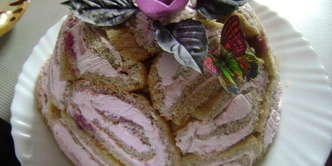 Рецепт тортика вишнево-кокосовый купол