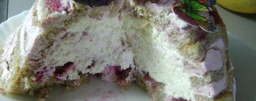 Шаг 17: тортика вишнево-кокосовый купол