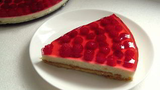 Рецепт Творожно-малинового торт