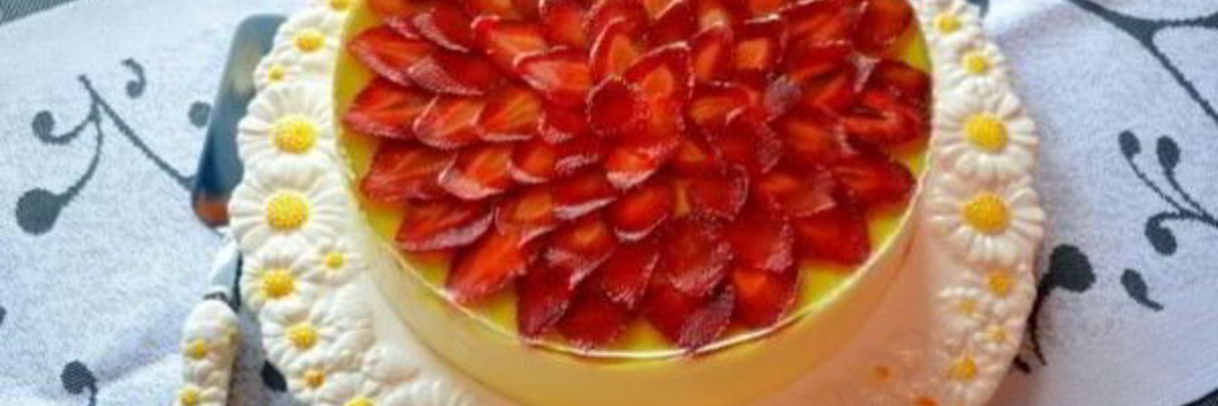 Рецепт Творожного торта с фруктами