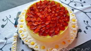 Рецепт Творожного торта с фруктами