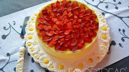 Рецепт Творожного торта с фруктами