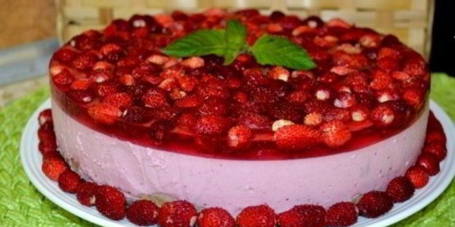 Рецепт творожного торта с печеньем